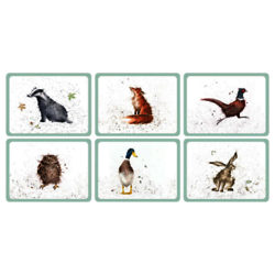 Pimpernel Wrendale Animal Placemats, Set of 6